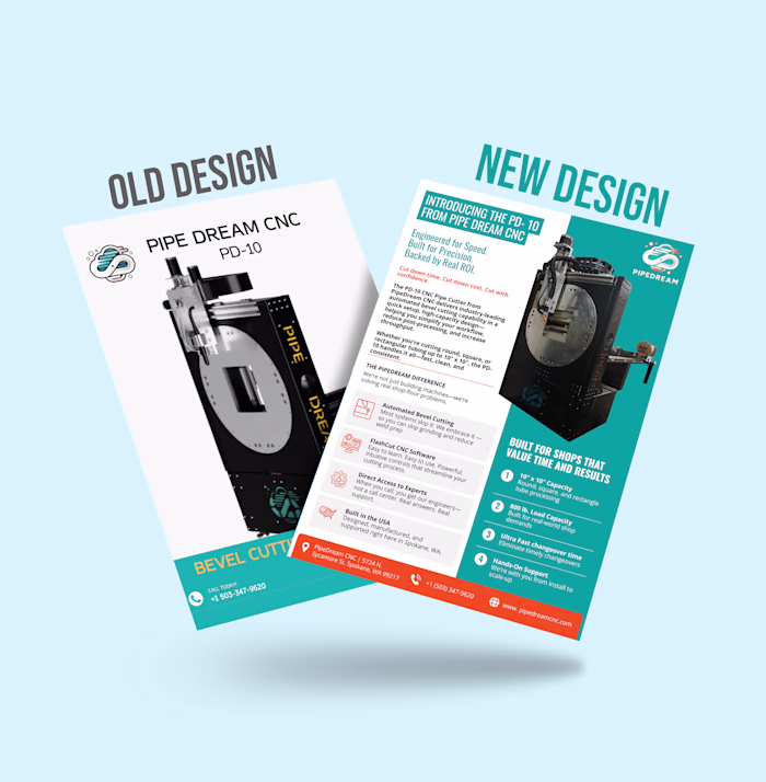 Redesigning the PipeDream CNC product
