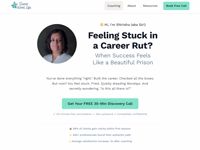 Just launched my latest & most fun project https://sanerwork...