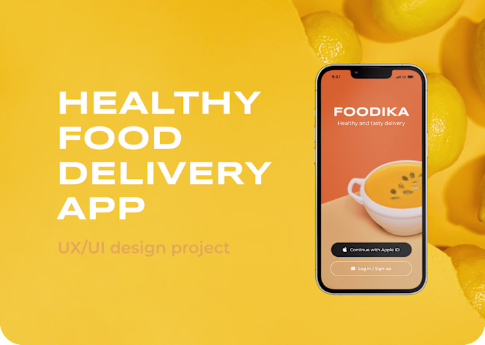 Healthy food delivery app