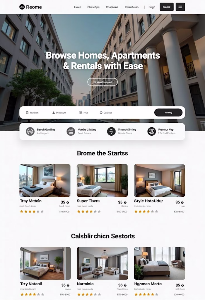 Designed a visually rich homes