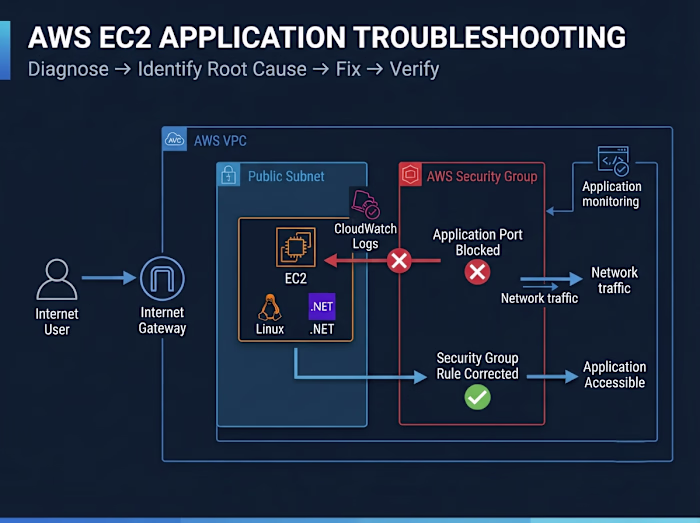 Diagnosing & Resolving AWS EC2 Application Connectivity Failure