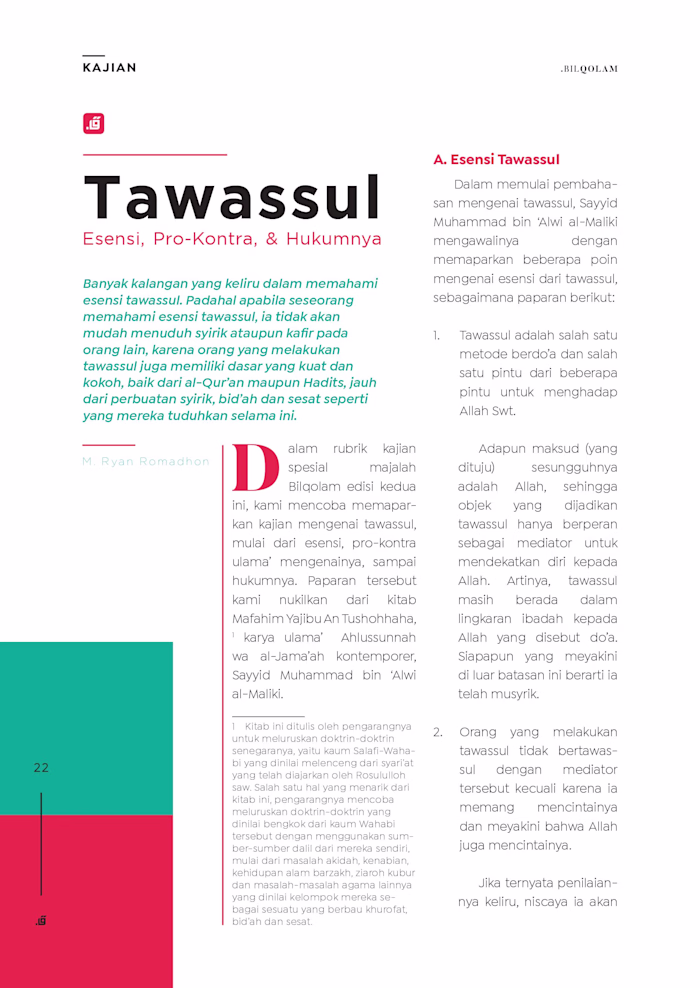 Islamic Mini Magazine Layuot