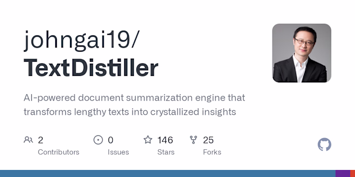 TextDistiller: AI-Driven Book Summarization Tool