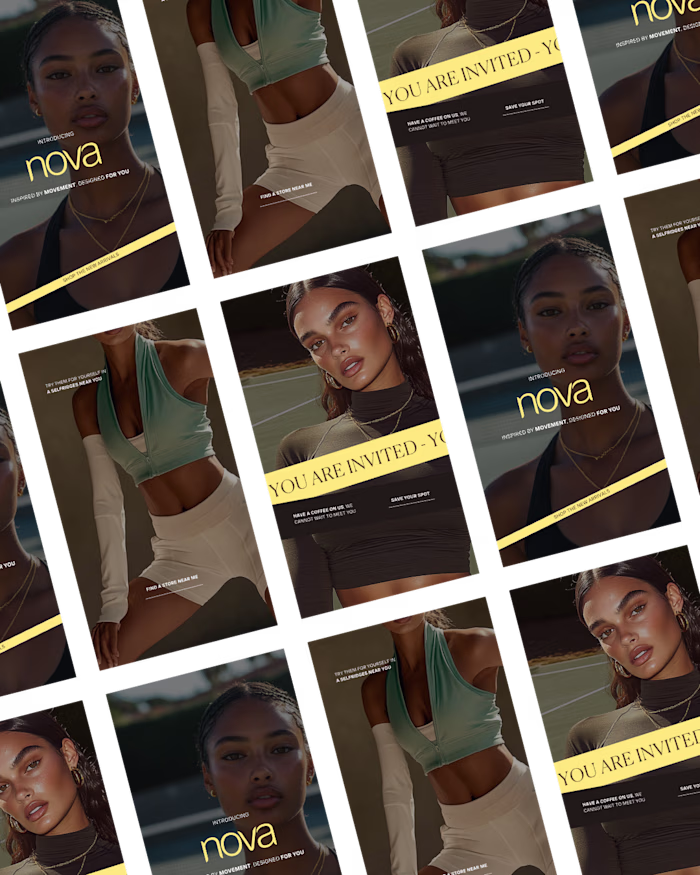 Nova - Brand Identity + Social Template Designs