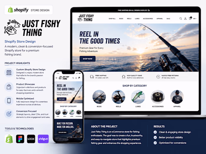 Shopify Store Design & Conversion