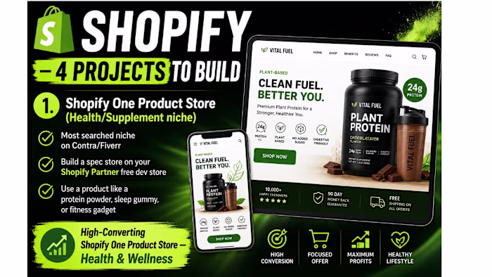 High-Converting Shopify One Product Store