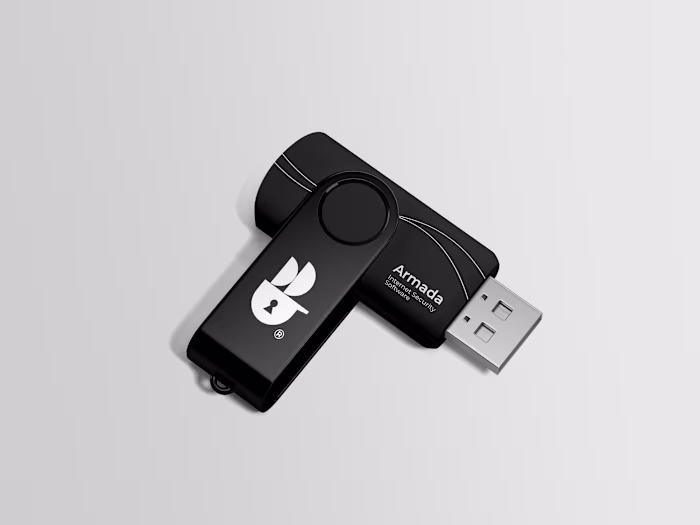 Armada Internet Security Logo Design