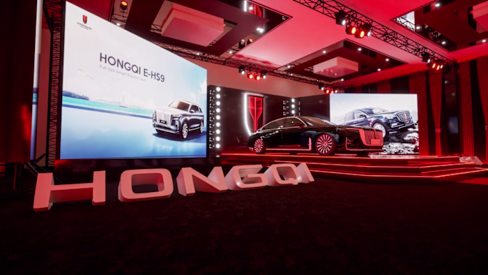 Hongqi E-H9S launch event design
