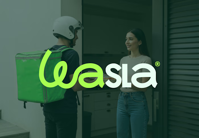 Comprehensive Visual Identity for Wasla Food Delivery App