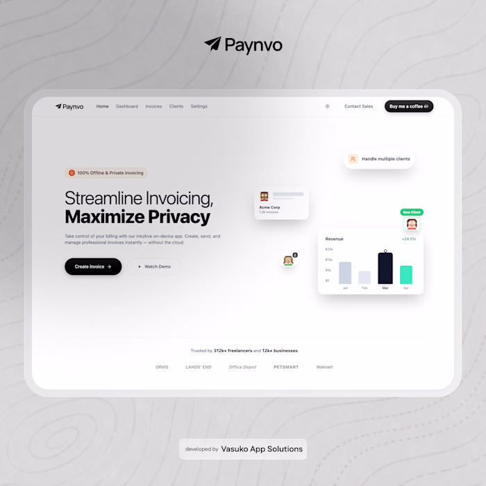 Just shipped Paynvo! 🚀 A