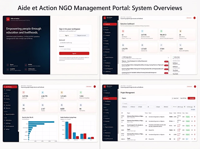 NGO Management System 
Designed and