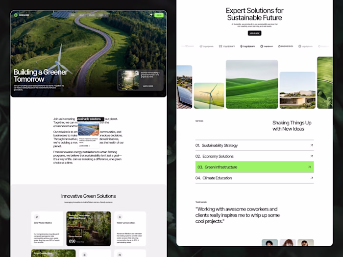 Greencore — Sustainability & Agriculture Template