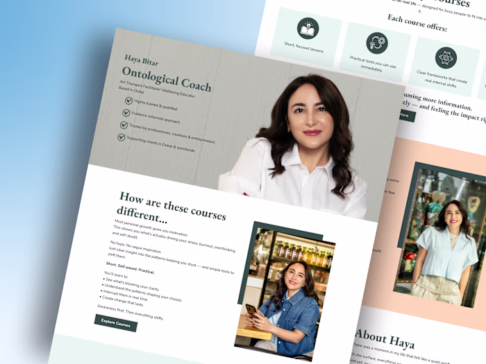 Kajabi Portal Development for Coaching Brand