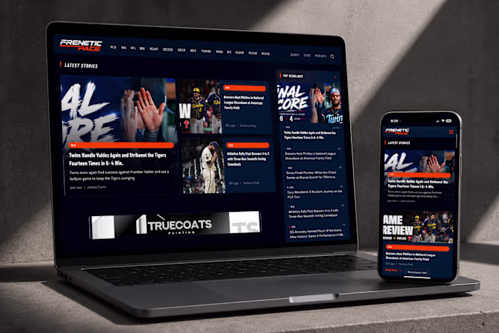 End-to-End Brand and Digital Platform for a Sports News Platform