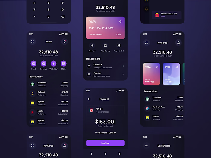 PayPe - Wallet Mobile iOS Design