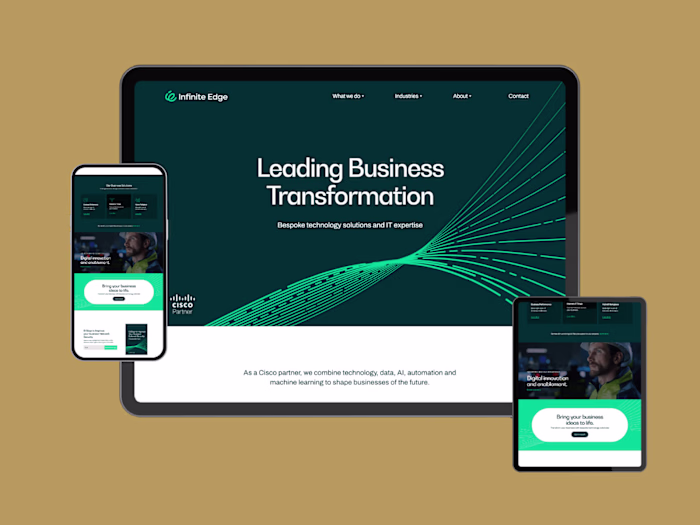 I designed a Webflow website