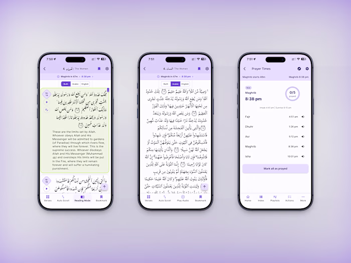 iQuran:  Worldwide Quran Companion Islamic App