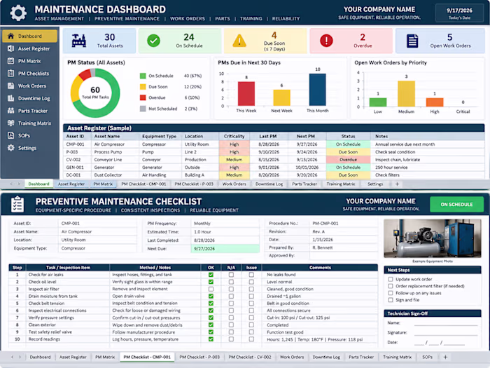 Custom Maintenance Documentation System for