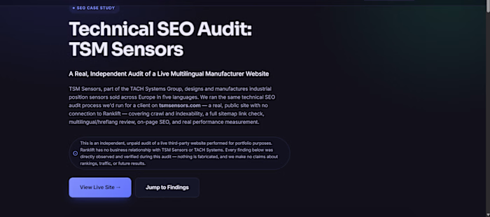 Technical SEO Audit for a Multilingual Website