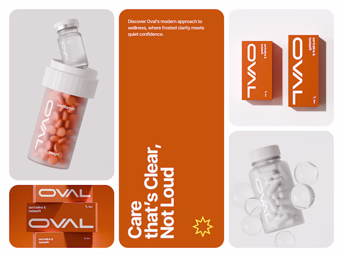 This is the 3D product system we crafted for Oval, designed ...