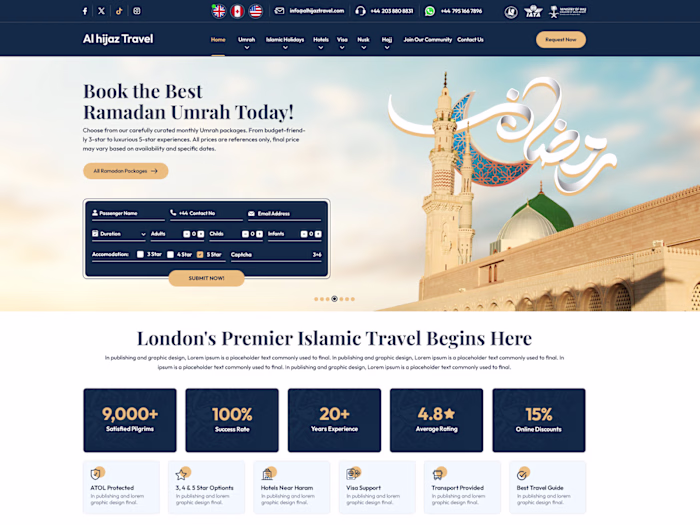 Al Hijaz Travel — Umrah