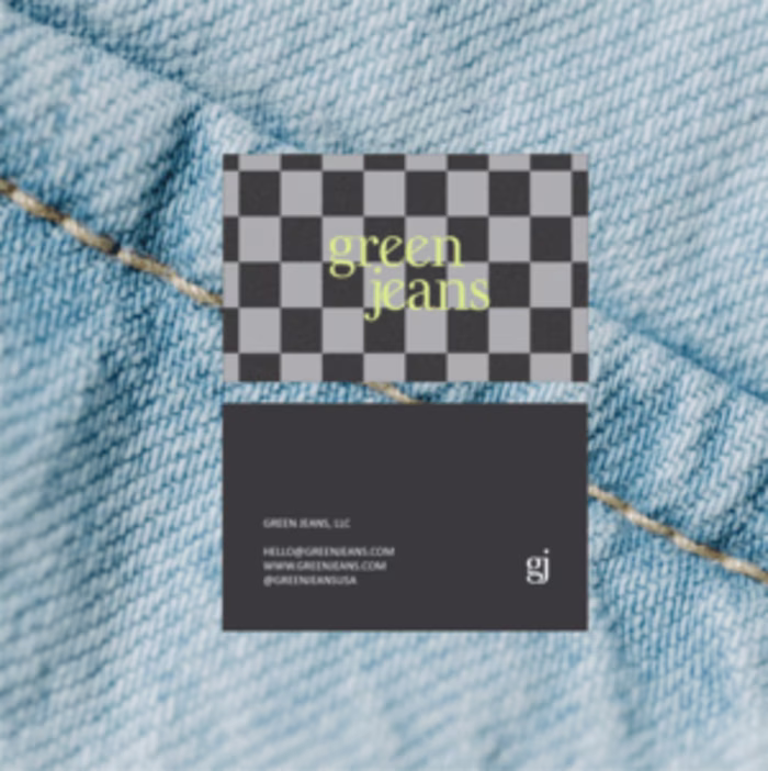 Green Jeans - Sustainable Denim Brand Identity