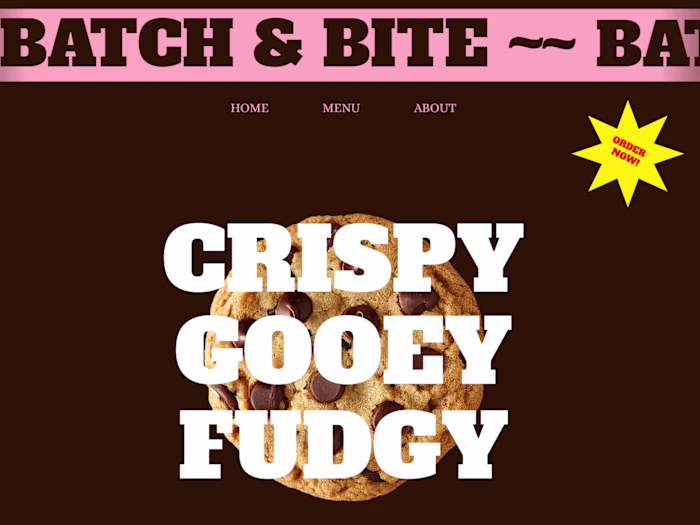 BATCH & BITE Website Development