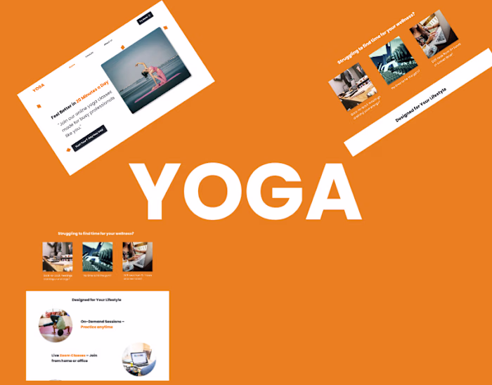 Conversion Focused Yoga Landing Page