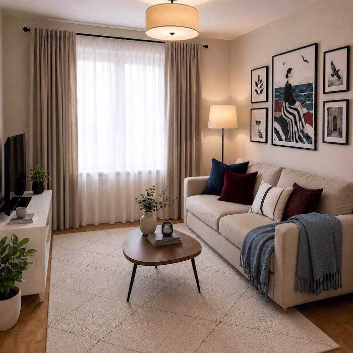 Rental Living Room Refresh