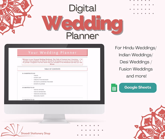 Digital Wedding Planner - Simple Wedding Planner for Budget, Gu…