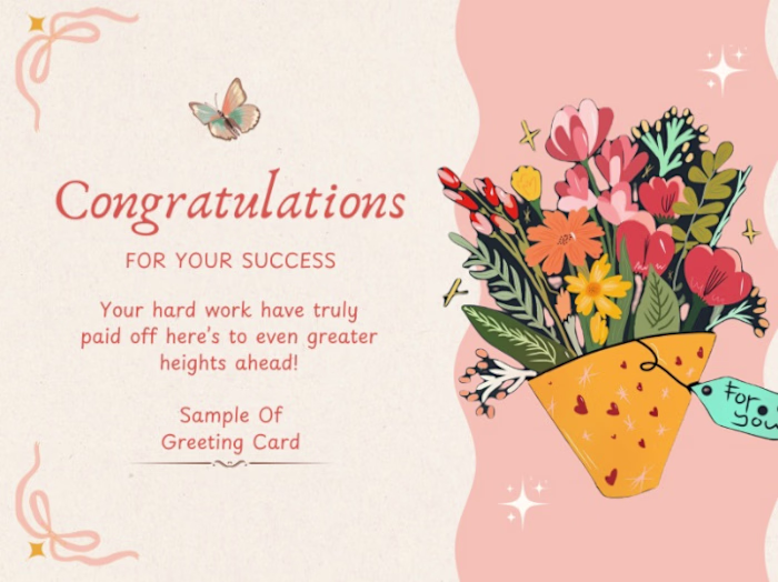 Greetings card made by me