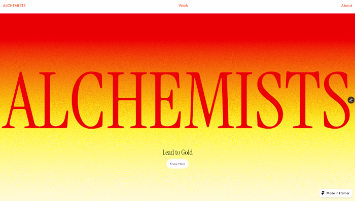 Alchemists - Design for a V.C. firm