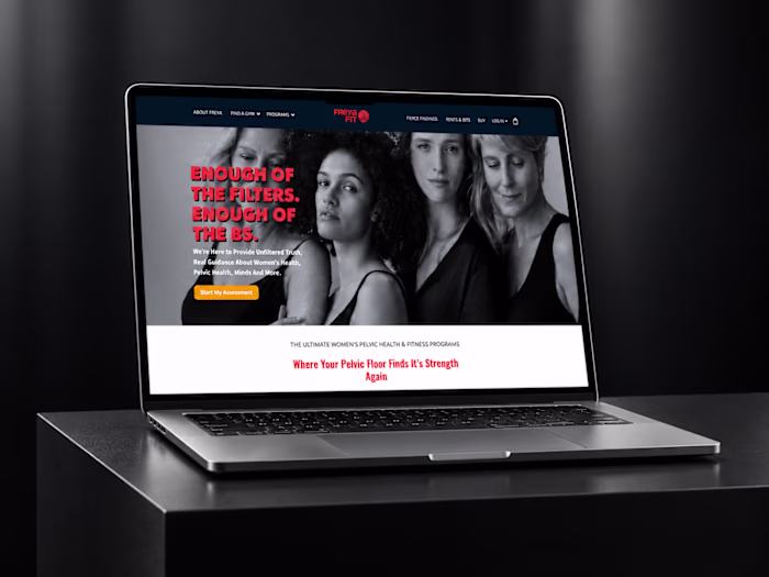 Freya Fit — Custom Kajabi Website & Program Pages