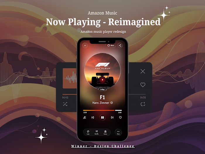 Amazon Music Now Playing - Reimagined (Winner✨)
