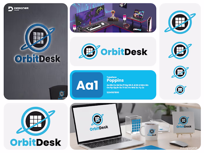 This logo combines technology, structure,
