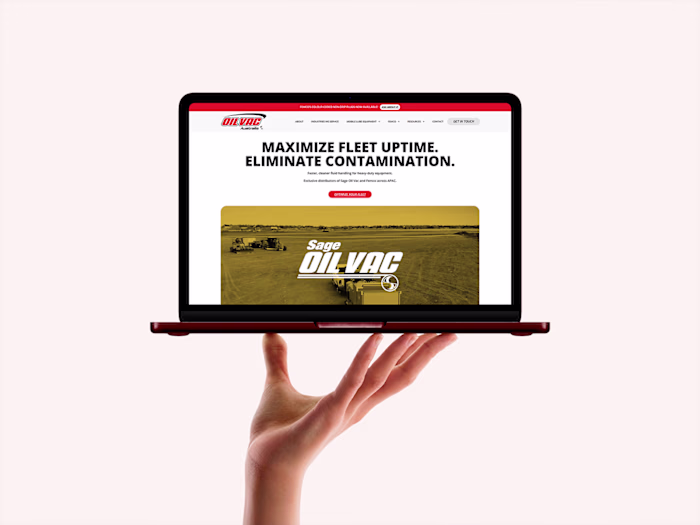 Oil Vac Systems Web Design