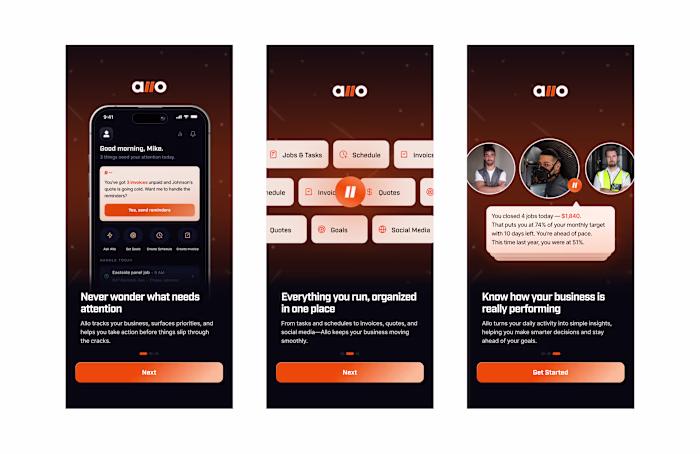Allo AI Application Experience