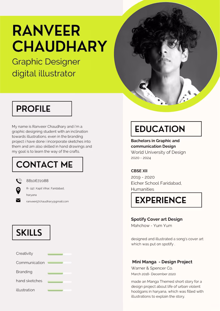 resume