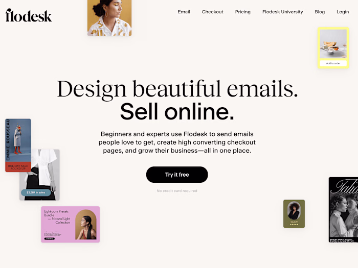 Flodesk | Modern landing pages