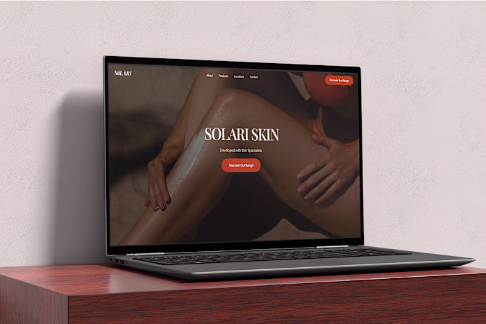 Solari Skin — Brand Identity & Website Design