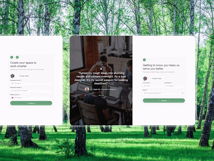 SaaS Workspace Onboarding Flow