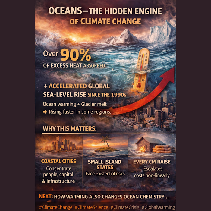 90% of the excess heat