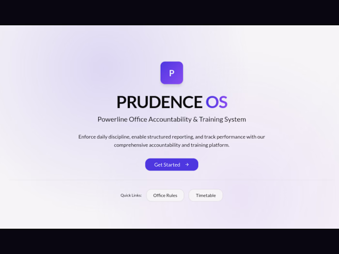 Prudence Path (PRUDENCE OS) —
