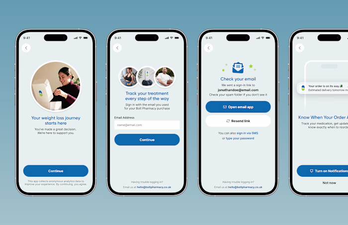 MVP mobile app for an YC-backed AI-native telehealth platform