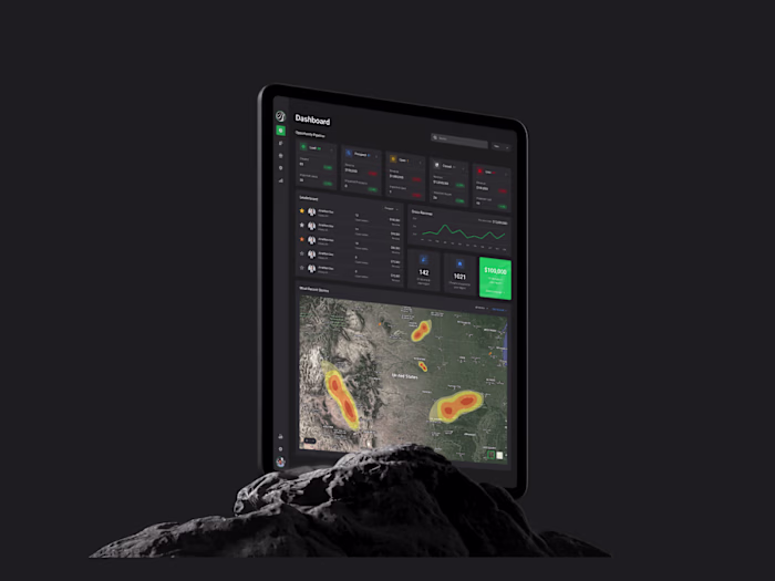 HailTrace: Web App, Dashboard & Mobile Design