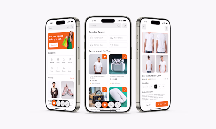 Shopping E-Commerce Mobile App