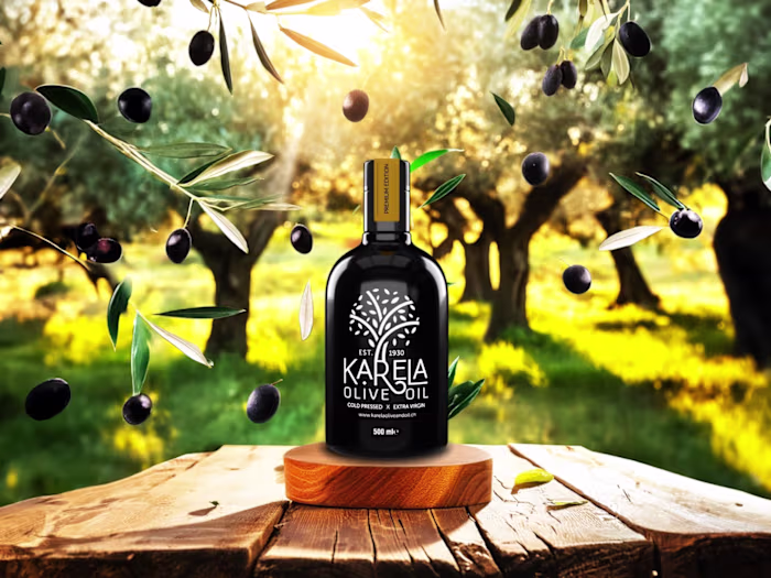 Karela Olive Oil Logo & Branding