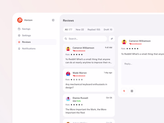 reviews board