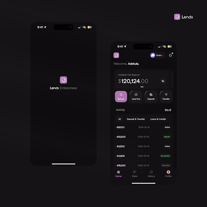 Lendx - Crypto-lending Platform :: Behance