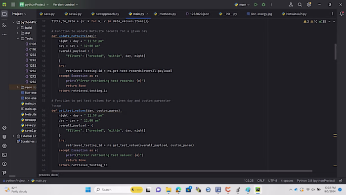 Python Coding
